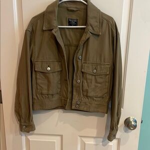 Abercrombie & Fitch Tan Utility Jacket Modern Fit